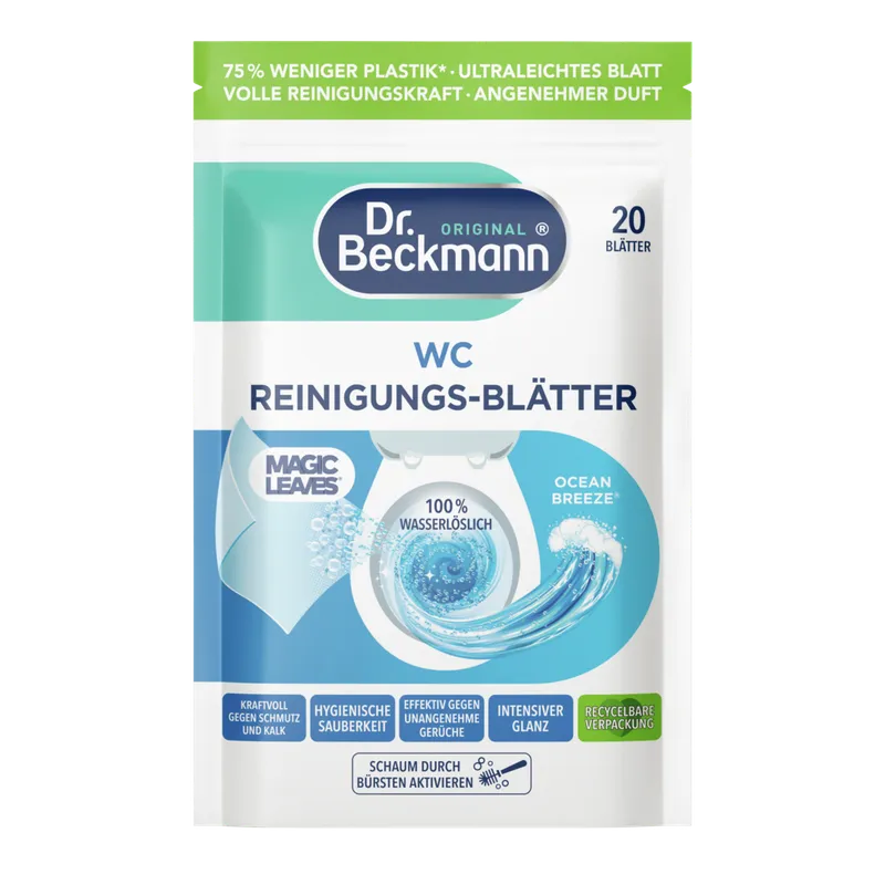 Dr. Beckmann Listki Do Czyszczenia WC Ocean Breeze 20 szt
