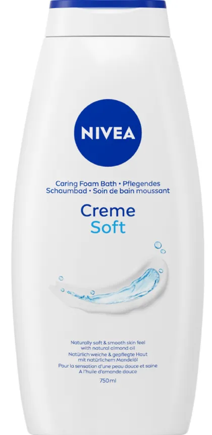 NIVEA Creme Soft Płyn Do Kąpieli 750 ml