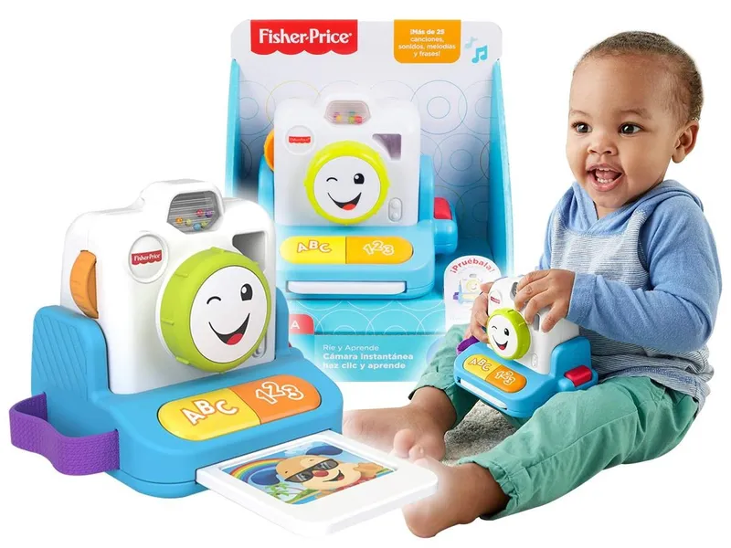 Aparat Fotograficzny Zabawka Dla Dzieci Wesoły Fisher Price GMX41 1 kg