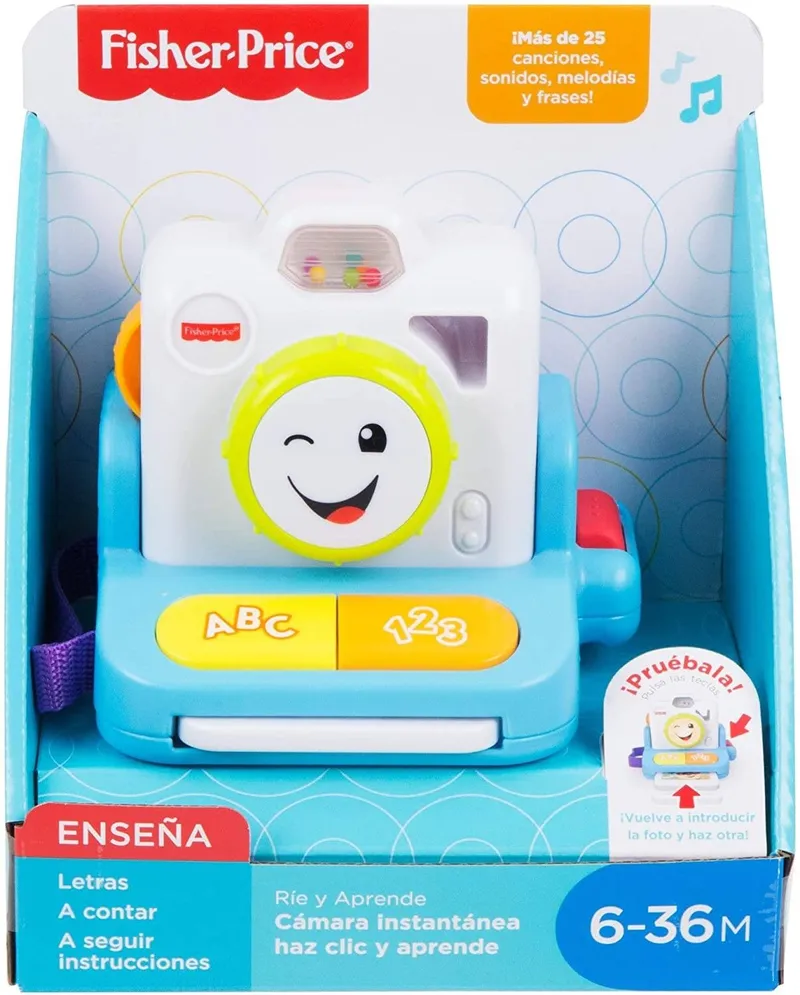 Aparat Fotograficzny Zabawka Dla Dzieci Wesoły Fisher Price GMX41 1 kg