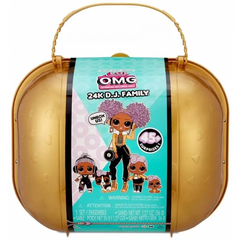 Lalka L.o.l. Surprise Omg Dj Family Zestaw Figurek 35 x 28 x 12 cm