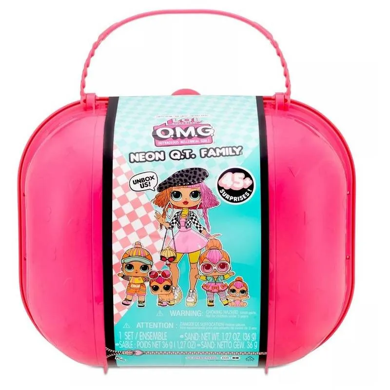 Zestaw Lalek L.o.l. Surprise Neon Qt Family 4 szt 25 x 20 x 10 cm