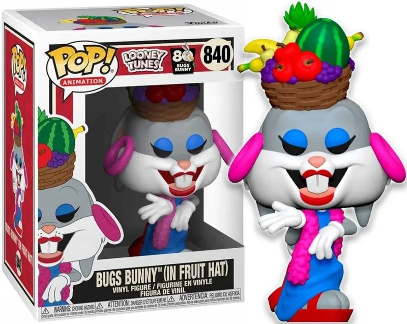 Funko Pop Animation Bugs Bunny Fruit Hat Looney Tunes 840