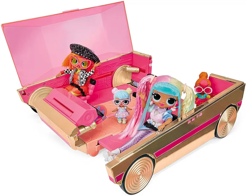 Lol Surprise 3-W-1 Party Cruiser Pojazd Dla Lalek 60 x 40 x 35 cm - Różowy
