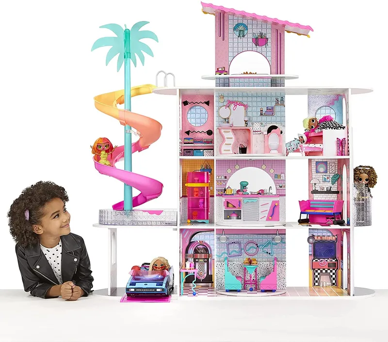 Domek Dla Lalek House Of Surprises Oświetlony L.o.l. Surprise Omg 68 x 48