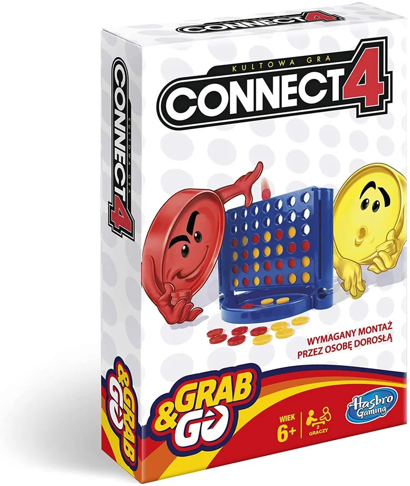 Gira Logiczna Connect 4 Grab N Go HASBRO B1000 Szybka