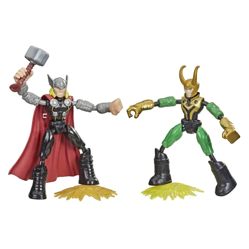 Figurka MARVEL Bend And Flex Thor I Loki HASBRO F0245 2 szt