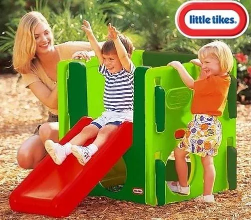 Plac Zabaw Little Tikes Hide Slide Climber Drewniany 180 x 95 x 120 cm