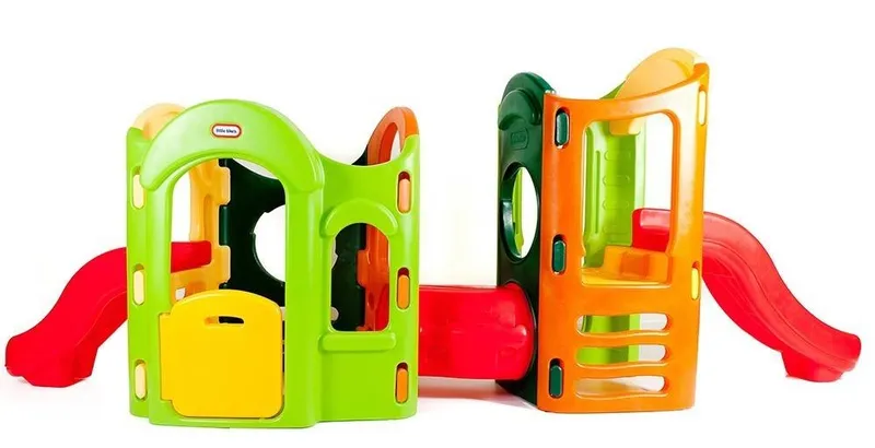 Plac Zabaw 8 w 1 Drewniany Wielofunkcyjny Little Tikes 160 x 90 x 50 cm