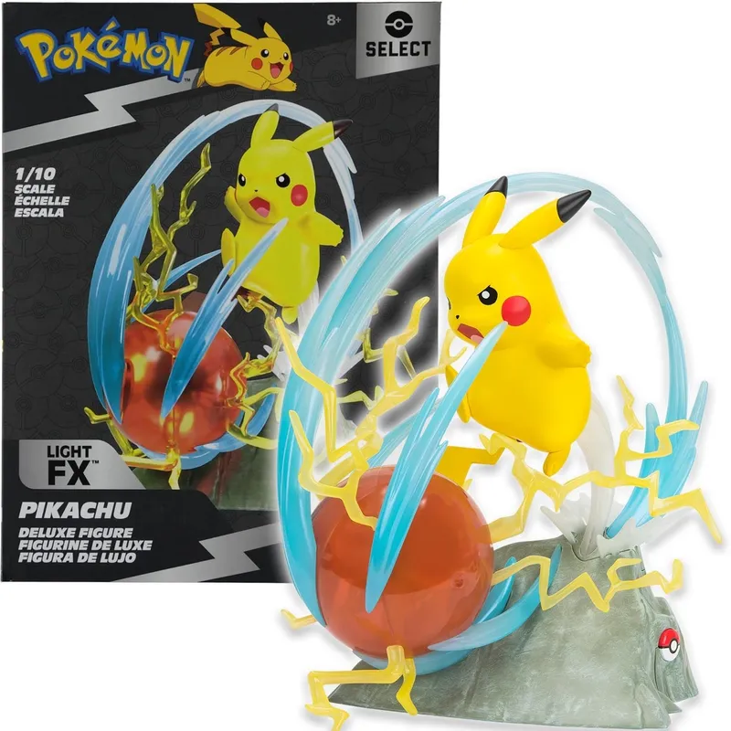 Figurka Pokemon Pikachu Deluxe Efekty Świetlne Light Fx