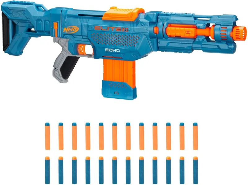 Blaster Nerf Elite 2.0 Echo CS-10 Pistolet Pneumatyczny Strzelający