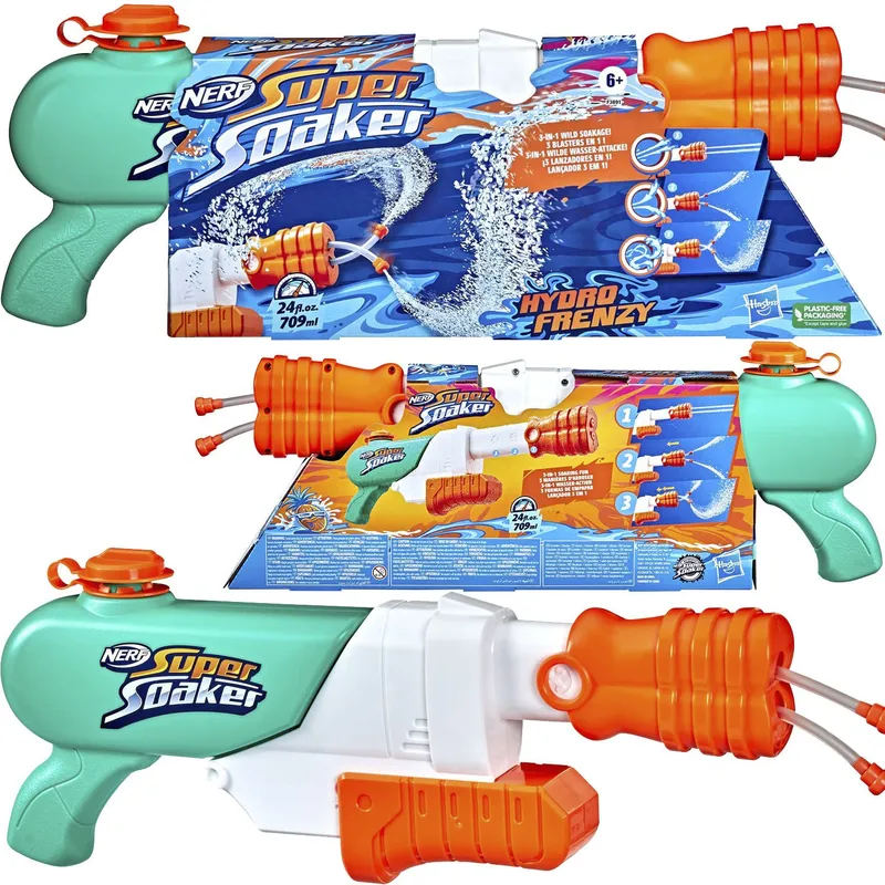 Pistolet Wodny Nerf Super Soaker Hydro Frenzy F3891