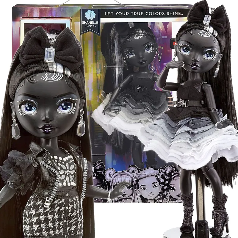 Lalka Modowa Shadow High Shanelle Onyx Seria 1 583554 - Czarna