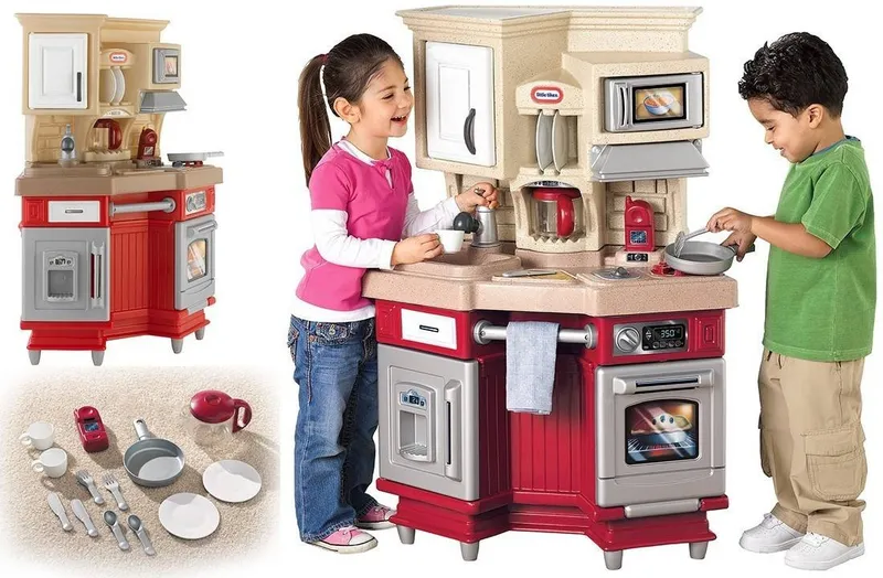 Kuchnia Dla Dzieci Super Szefa Little Tikes 484377 - Czerwona