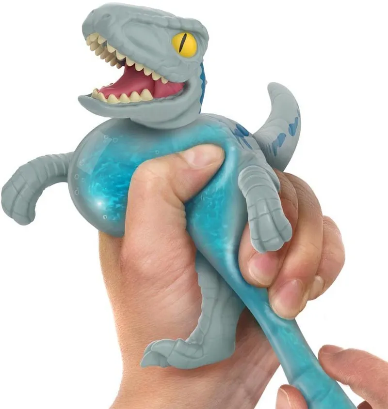Figurka Goo Jit Zu Jurassic World Blue Elastyczna Rozciągliwa