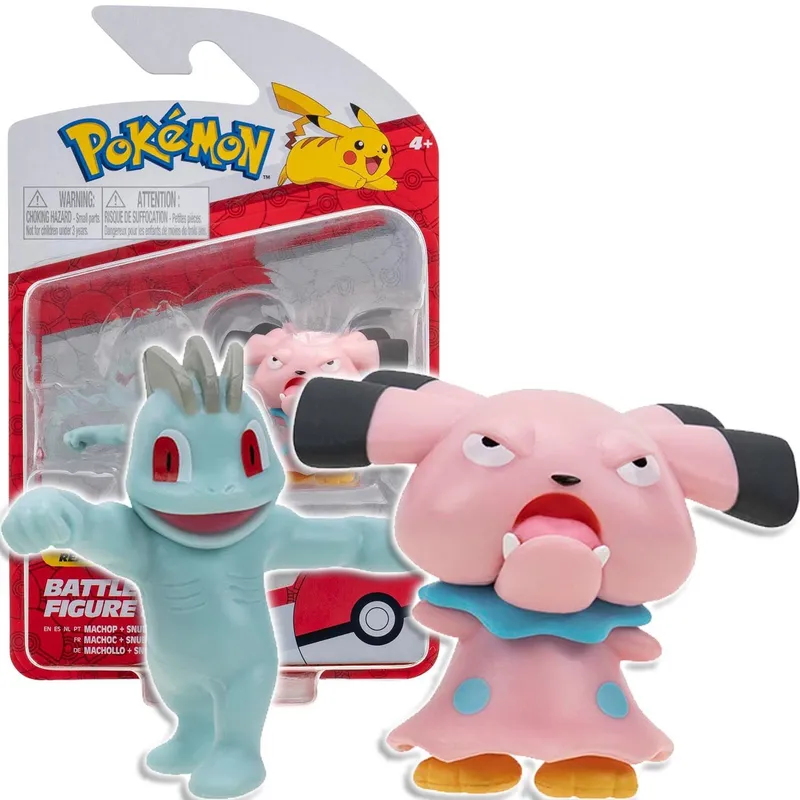 Pokemon Machop Snubbull Figurka Kolekcjonerska Battle Figure Pack 2634