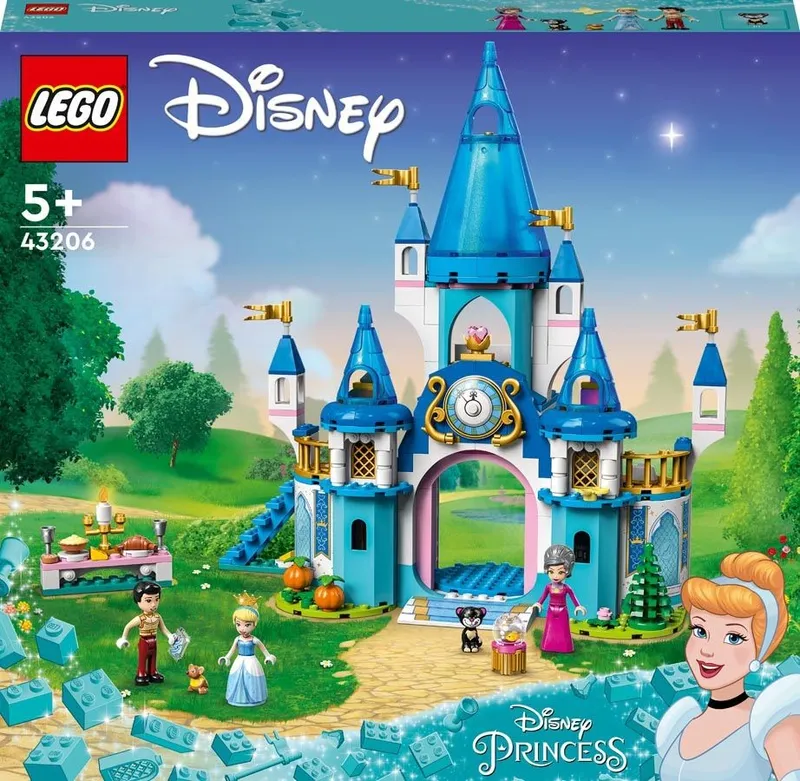 LEGO DISNEY Zamek Kopciuszka Księcia Klocki 43206