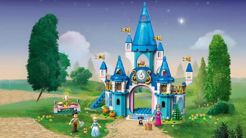 LEGO DISNEY Zamek Kopciuszka Księcia Klocki 43206