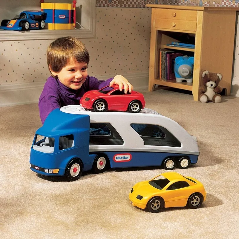 Laweta Z 2 Samochodami Little Tikes Big Car Carrier 70 x 45 x 30