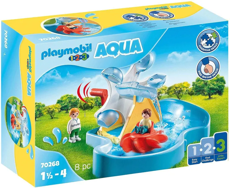 PLAYMOBIL Aqua Młyn Wodny Z Karuzelą 70268 Zestaw Figurek