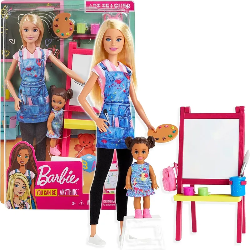 BARBIE Nauczycielka Plastyki Lalka Z Akcesoriami GJM29