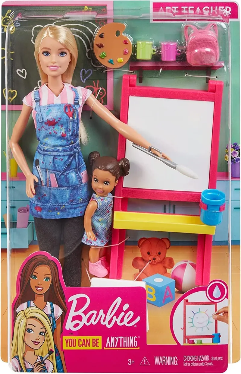 BARBIE Nauczycielka Plastyki Lalka Z Akcesoriami GJM29
