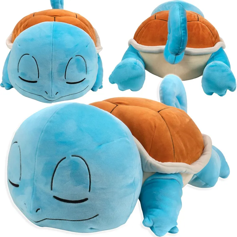 Pluszak Pokemon Squirtle Śpiący Miękki Do Przytulania 45 cm