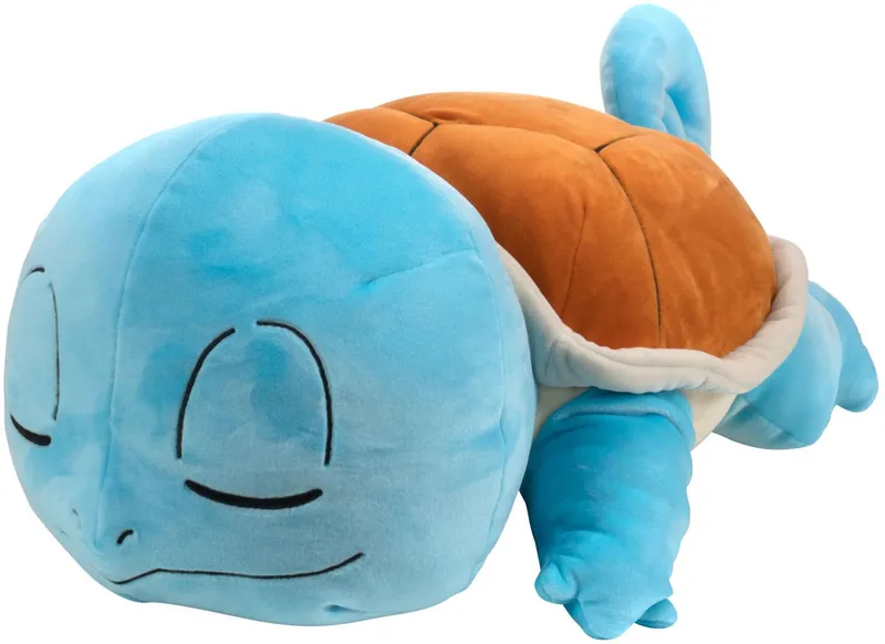 Pluszak Pokemon Squirtle Śpiący Miękki Do Przytulania 45 cm