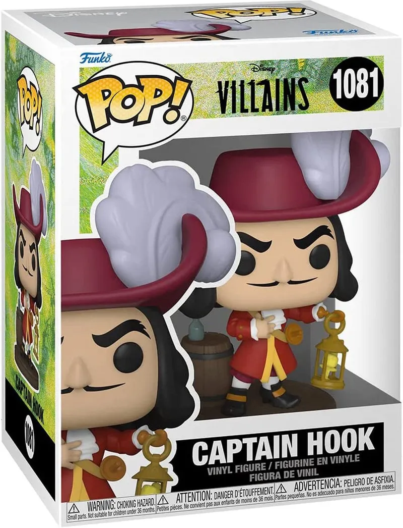 Funko Pop Villains Kapitan Hak 1081 Figurka Kolekcjonerska 10 cm