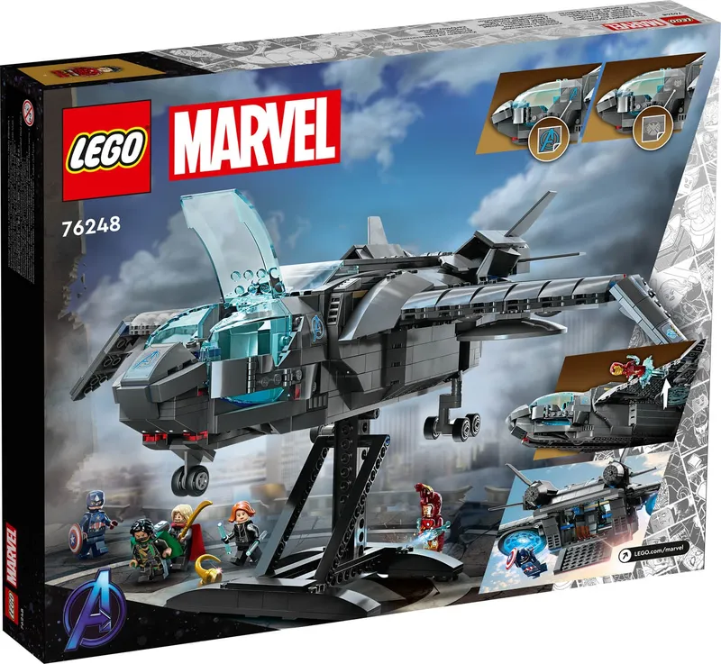 LEGO Klocki Quinjet Avengersów Zestaw 76248 Figurki 3