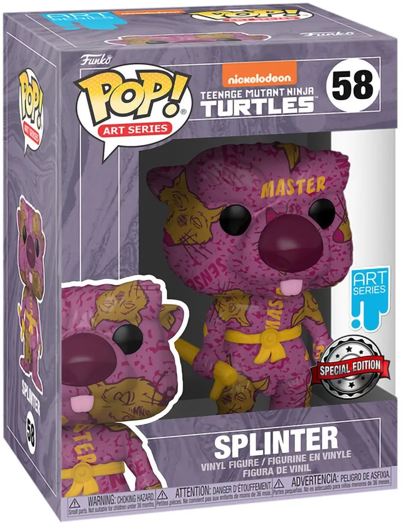 Funko Pop Art Żółwie Ninja Splinter Edycja Specjalna 58