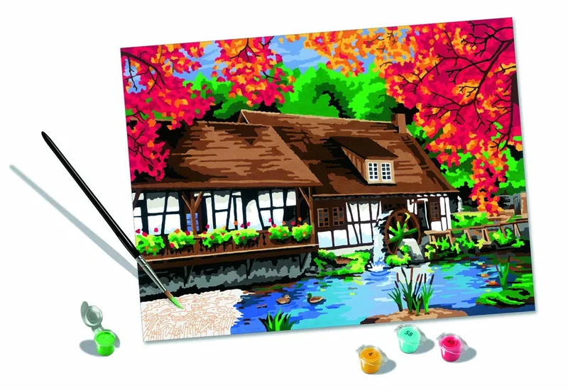 Creart Młyn Malowanie Po Numerach 40 x 50 cm Seria Premium B