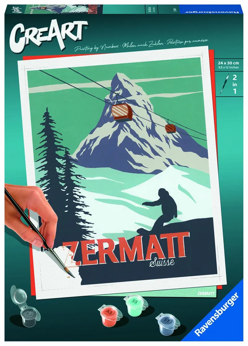 Puzzle Creart Zermatt Szwajcaria 23500 Elementów Seria C