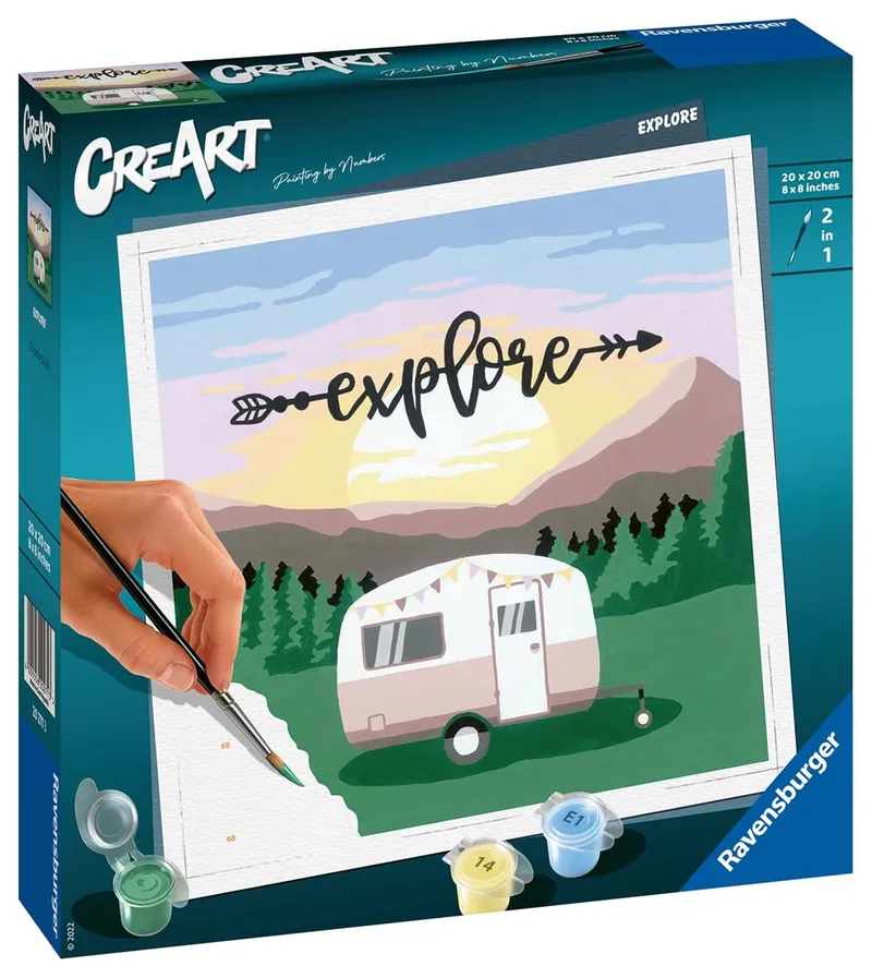 Creart Explore 20271 Malowanie Po Numerach Zestaw Kreatywny
