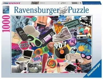 Puzzle 2D 1000 Elementów Lata 90TE RAVENSBURGER 17388