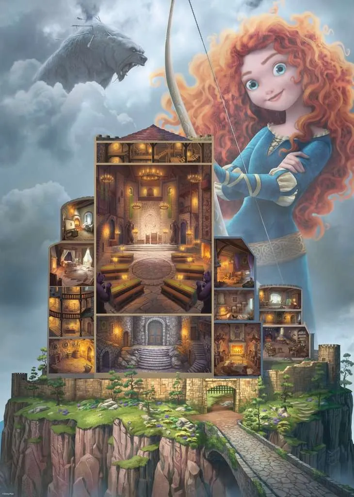 Puzzle 2D 1000 Elementów DISNEY Merida RAVENSBURGER 17335
