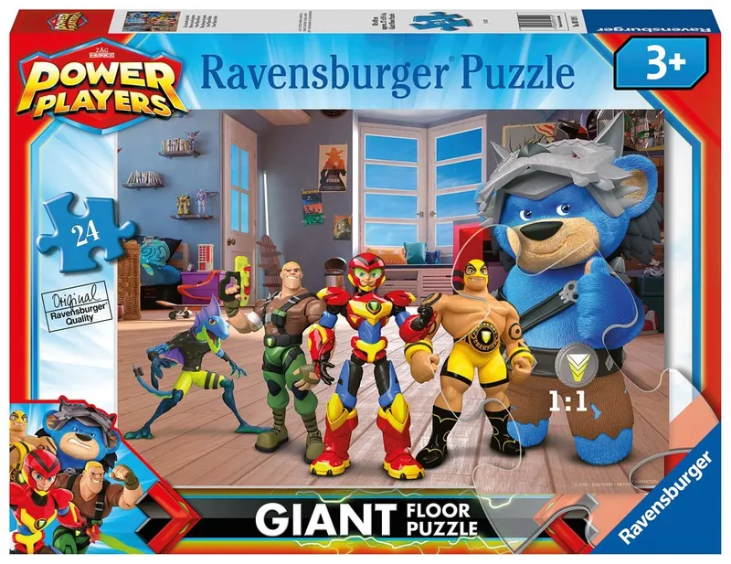 Puzzle Dla Dzieci 24 Elementy Power Players RAVENSBURGER 3119