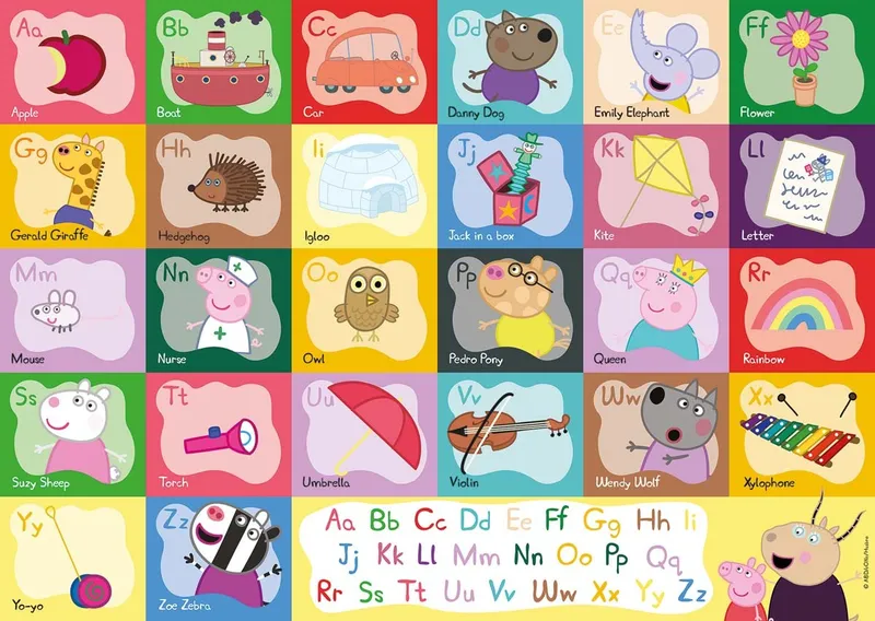 Puzzle Dla Dzieci 24 Elementy Świnka Peppa RAVENSBURGER Giant 2D