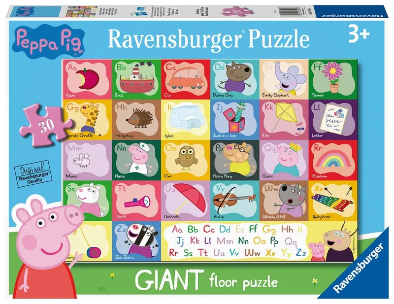 Puzzle Dla Dzieci 24 Elementy Świnka Peppa RAVENSBURGER Giant 2D