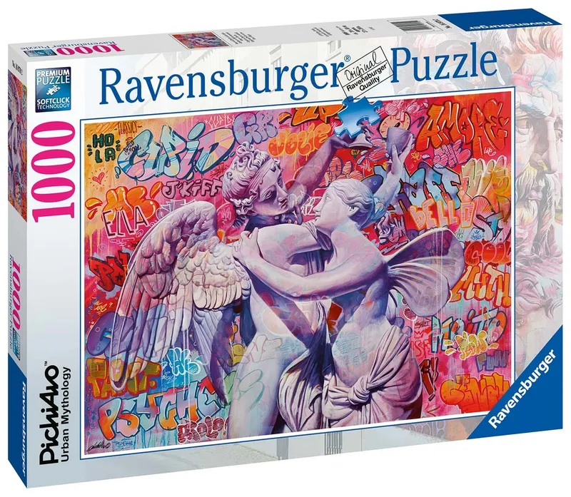 Puzzle 2D 1000 Elementów Amor I Psyche RAVENSBURGER 16970
