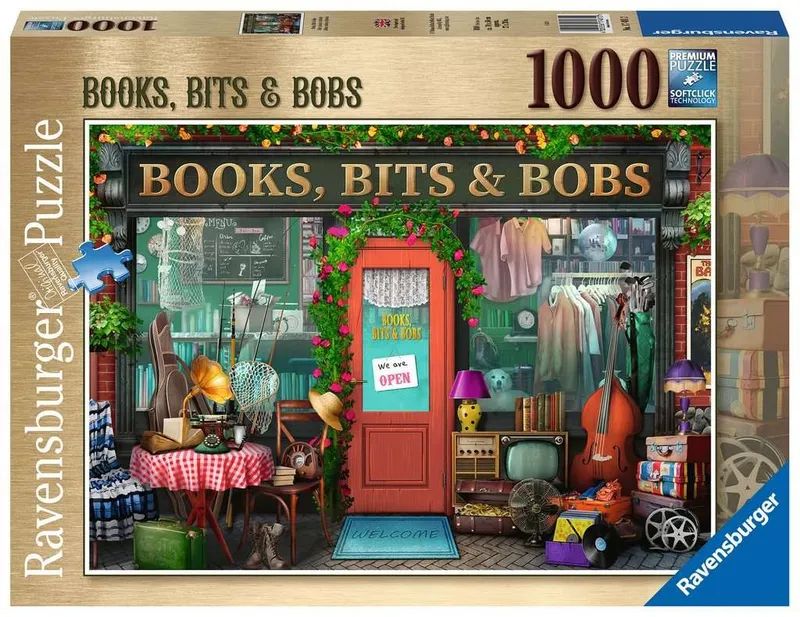 Puzzle 2D 1000 Elementów Księgarnia RAVENSBURGER 17481