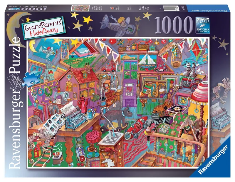 Puzzle 2D 1000 Elementów RAVENSBURGER Poddasze 17480