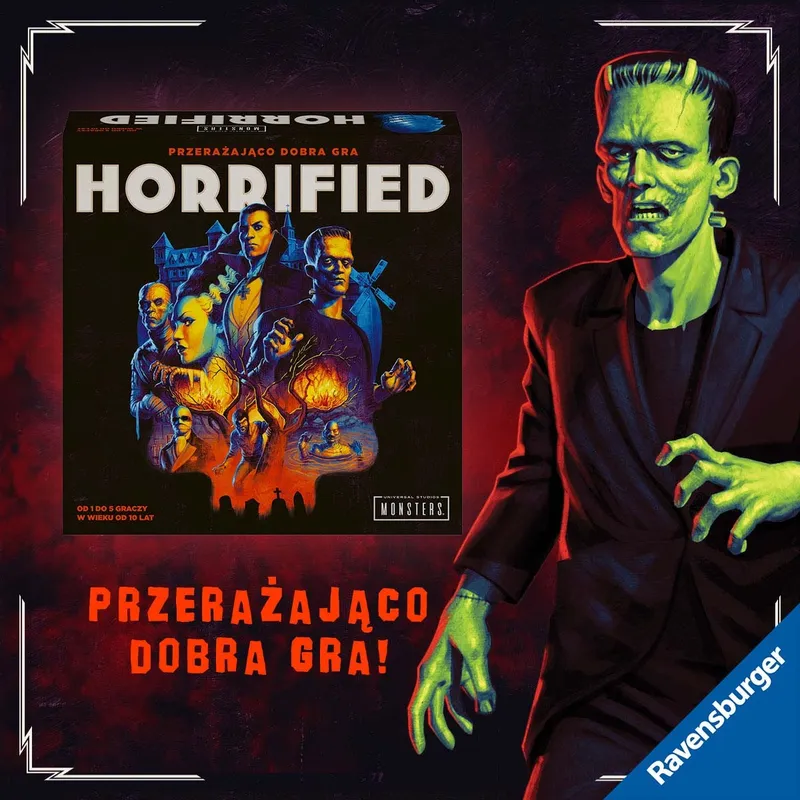 Gierka Planszowa Horrified RAVENSBURGER 27272 Dla Dorosłych I Dzieci