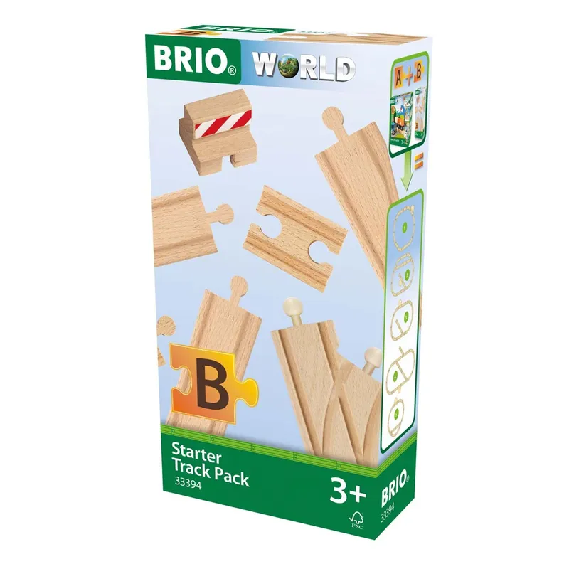 Zestaw Torów Drewniany Brio Startowy 63339400 Drewna Do Zabawy