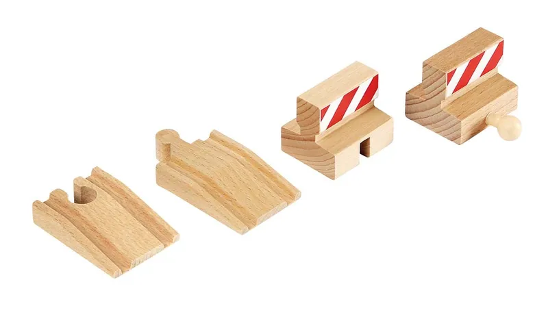 Brio Podjazd Do Pociągu Drewniany Zestaw Torów 63338500