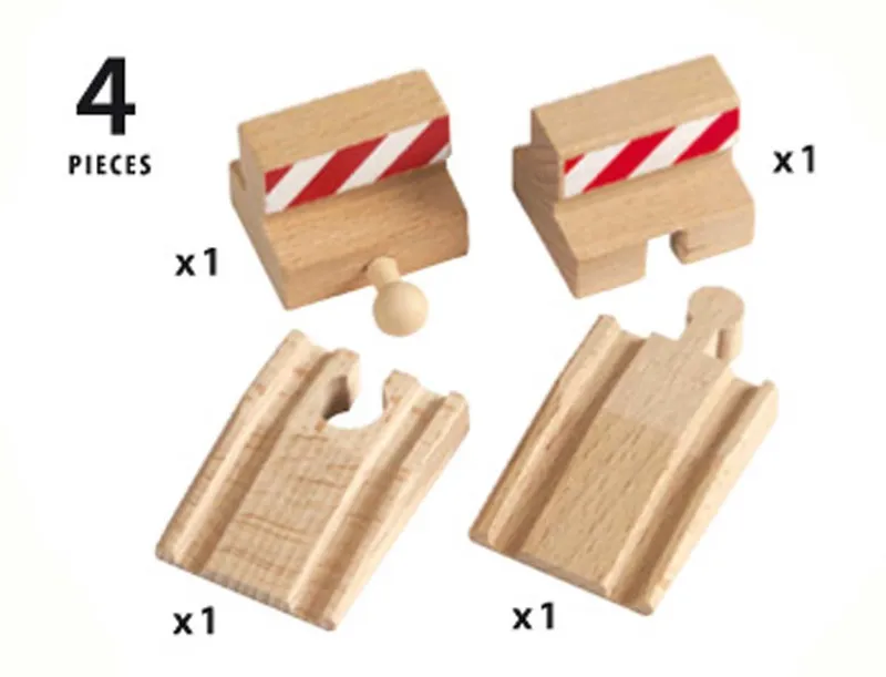Brio Podjazd Do Pociągu Drewniany Zestaw Torów 63338500