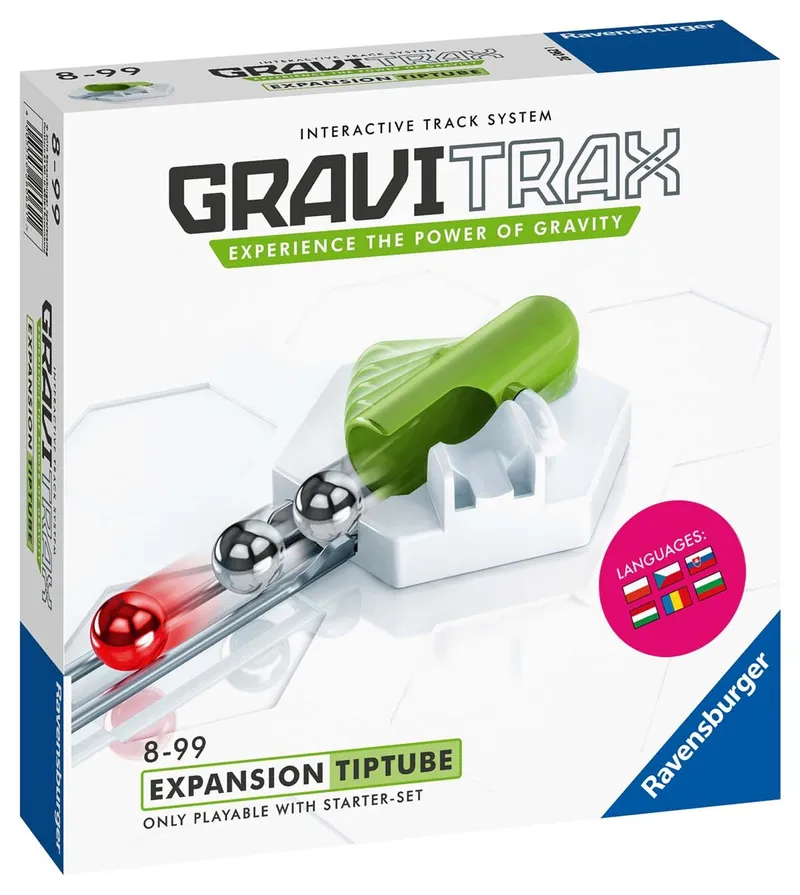 Gravitrax Dodatek Tunel Zestaw Track System Niebiesko Szary 26143