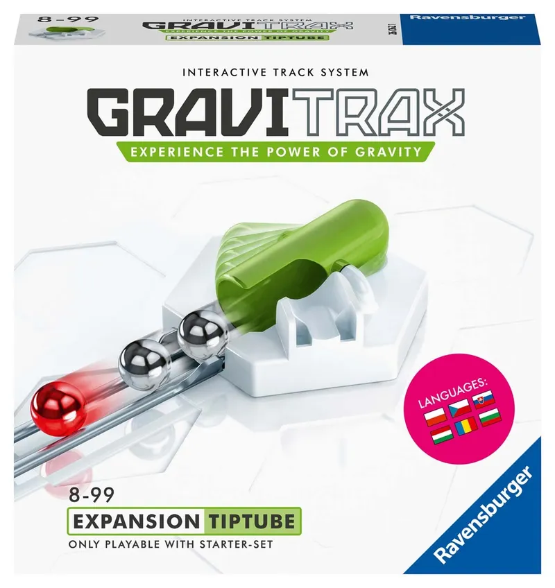 Gravitrax Dodatek Tunel Zestaw Track System Niebiesko Szary 26143