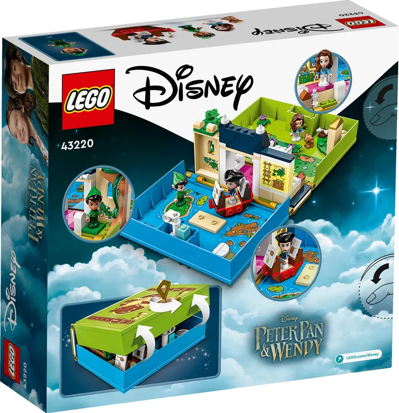 LEGO 43220 Książka Z Przygodami Piotrusia Pana I Wendy Klocki
