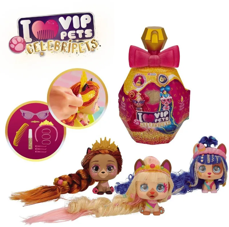 Zabawka Interaktywna Vip Pets Celebripets Kolorowa 42 x 28 x 15 cm
